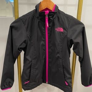 The North Face Girls Zip-Up Fleece Lined Jacket Size Small (7/8)